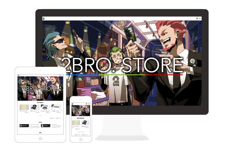 ECサイトデザイン / 2BRO.STORE